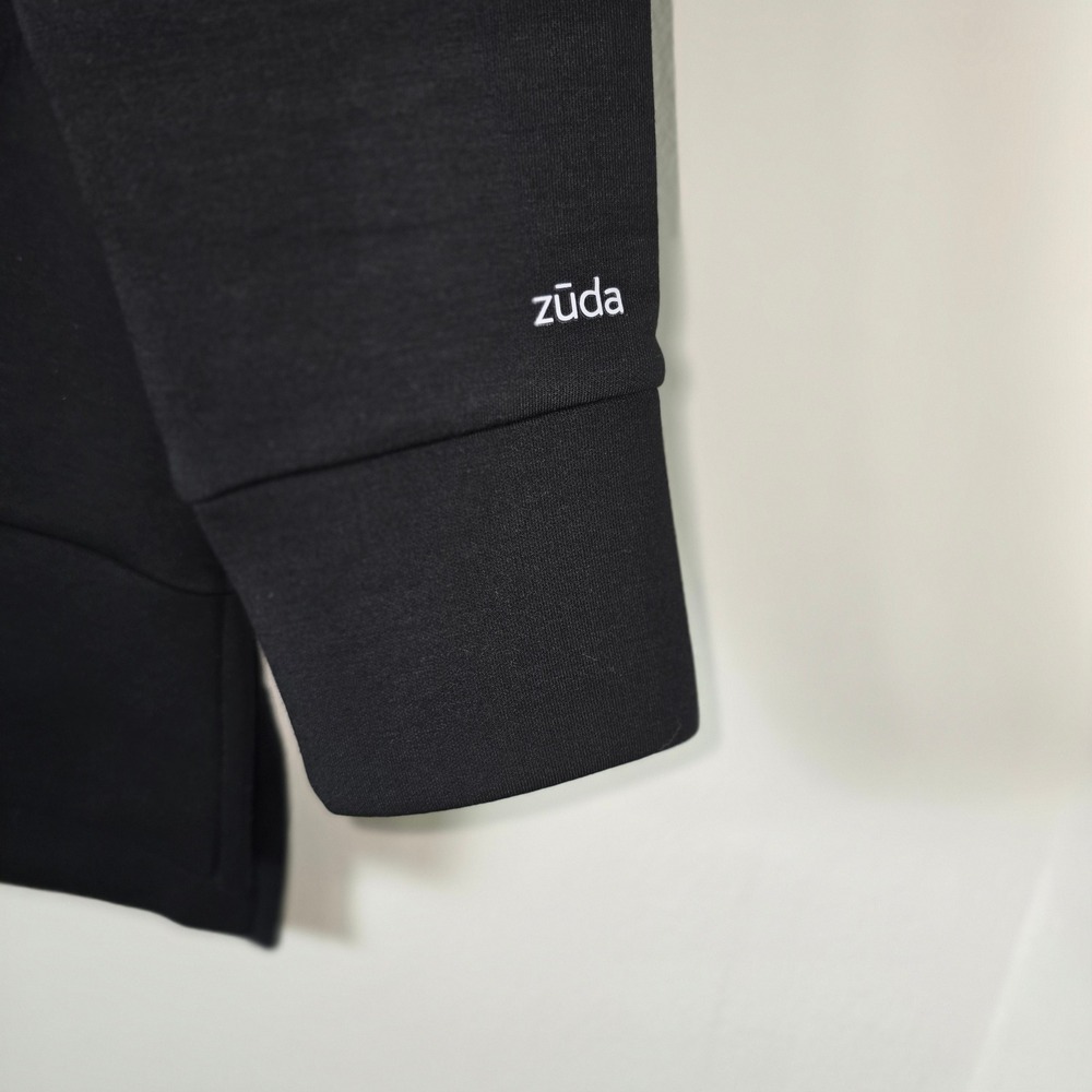 Zuda Jacket Scuba Zip Up Womens Extra Small Black - Picture 2 of 7